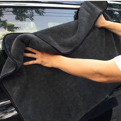 40x60cm 60x90cm Car Wash Microfiber Towel Plush Cleaning Drying Cloth Car Care Cloth Detailing Polishing