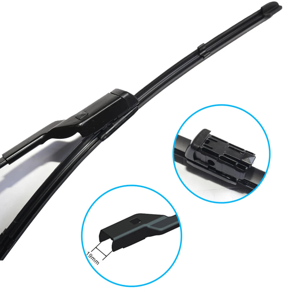 Car Wiper Blades for Skoda Fabia 2 5j 2007~2014 Front Windscreen Brushes 2008 2009 2010 2011 2012 2013 Car Accessories Goods