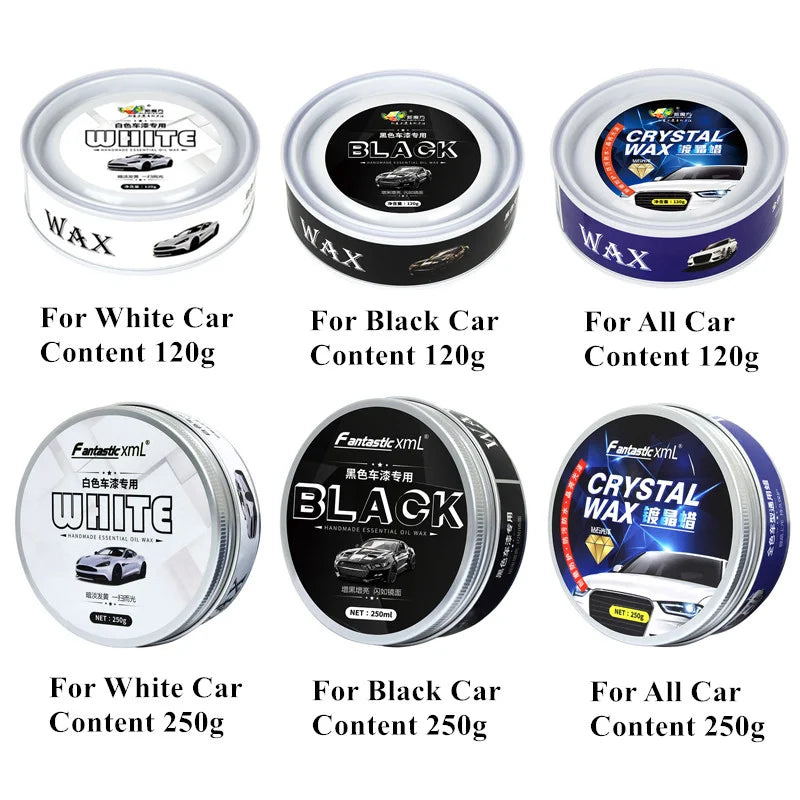 Car Polish Car Wax Crystal Plating Set Hard Glossy Wax Layer Covering Paint Surface Coating Formula Waterproof Film