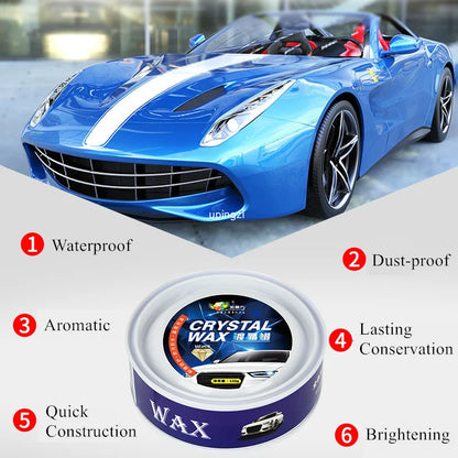 Car Polish Car Wax Crystal Plating Set Hard Glossy Wax Layer Covering Paint Surface Coating Formula Waterproof Film