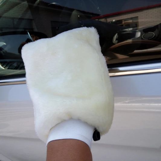 1 Pcs Wool Soft Car Washing Gloves Cleaning Brush Microfiber Plush Mitt Car Wash Glove Towel Detailing Brushes Sponge Tools