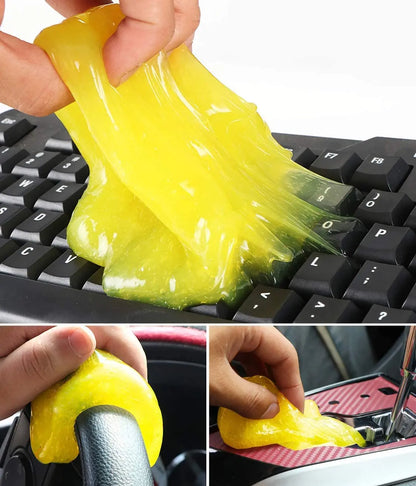 Soft Cleaning Gel Car Air Vent Dashboard Laptop Keyboard Gap Detail Dust Dirt Removal Cleaner Glue Slime Tool