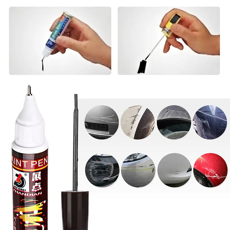 8colors Professional Car Paint Non-toxic Permanent Water Resistant Repair Pen Waterproof Clear Car Scratch Remover Painting Pens