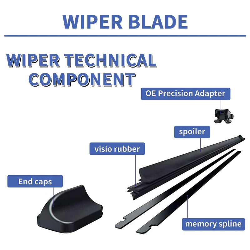 Car Wiper Blades for Mercedes Benz A Class W176 2015 2016 2017 2018 A Klasse A160 A200 A180 A45 Accessories Windshield Window