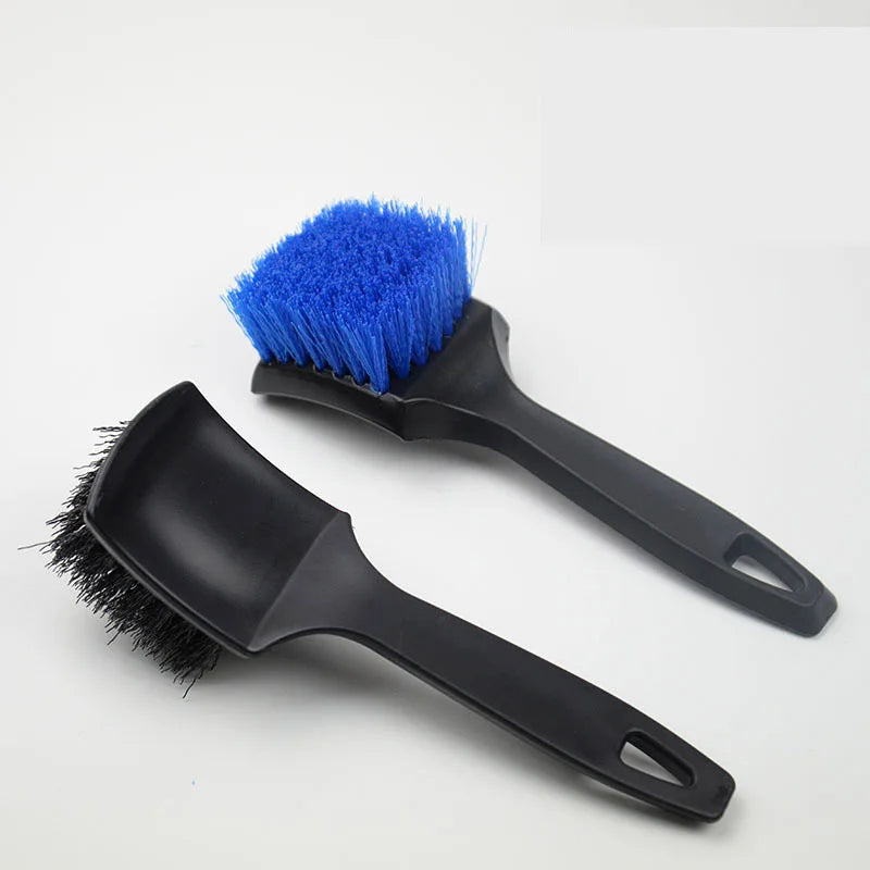 Auto Tire Brush Wheel Hub Cleaning Brushes Car Wash Detailing Wheels Cleaning Brush Microfiber Wheel Rim Brush Washing Tool