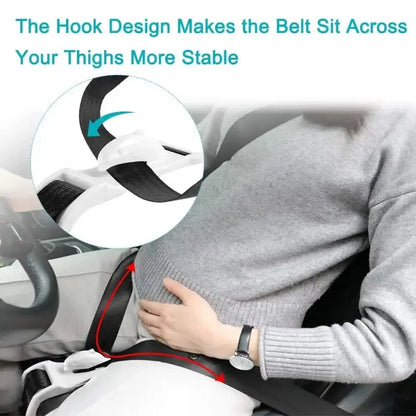 Pregnancy Car Seat Belt Adjuster Pregnancy Safety Belt for Protecting Unborn Baby Comfort and Safety for Maternity Moms Belly