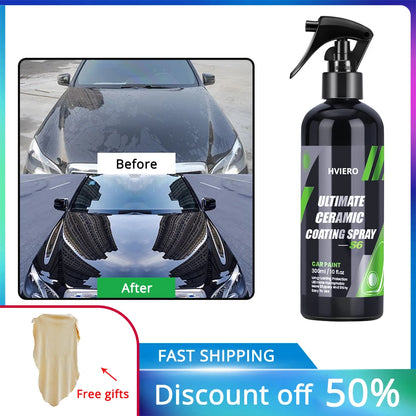 Ceramic Car Coating Painte Paint Care 50/100/300ml Polishing Paste Nano Products Hydrophobic Quick Coat Liquid Wax Kit Cleaning