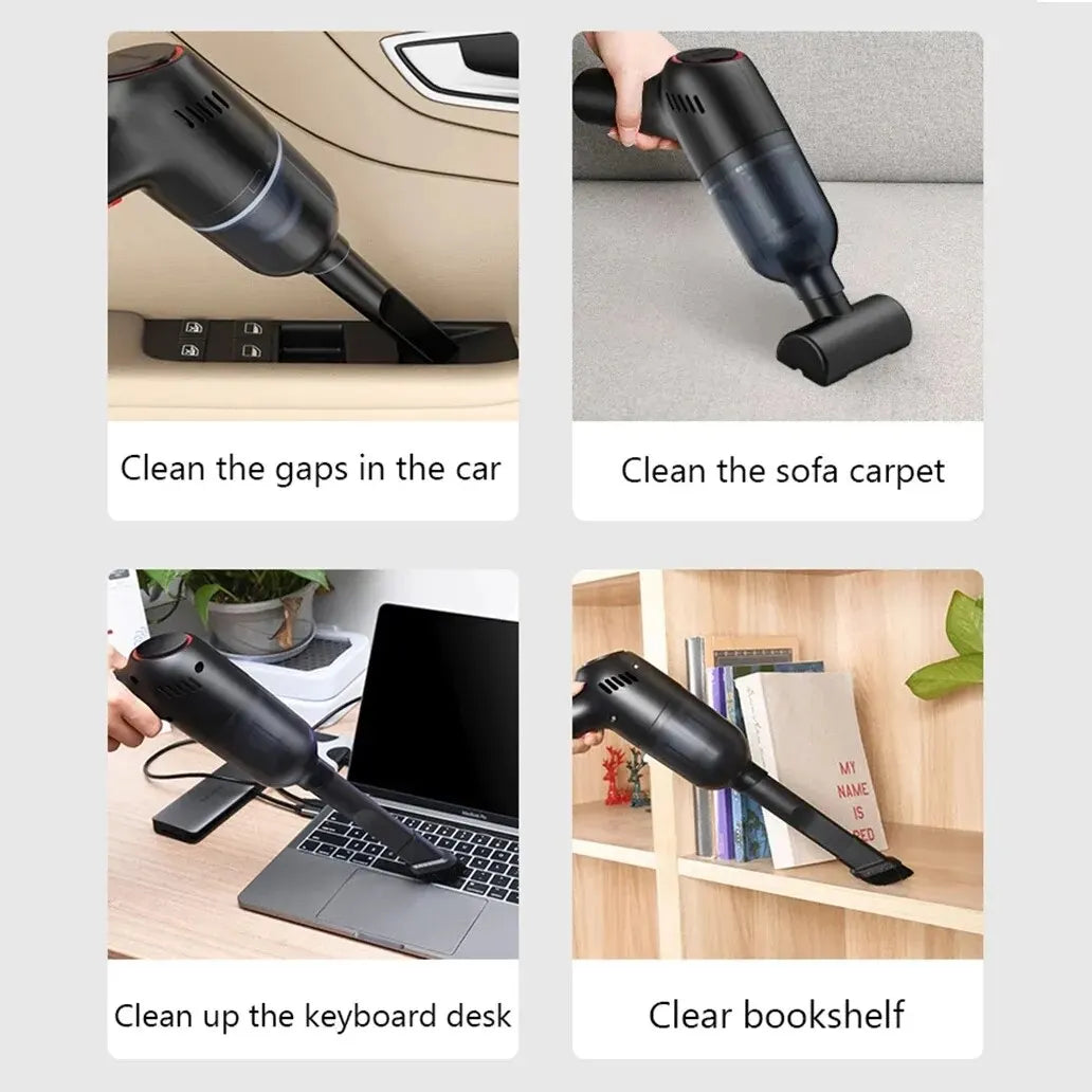 Wireless Portable Car Vacuum Cleaner Handheld Mini Vaccum 8000pa 120W High Suction Reacharageable For Home Cleaning Wet Dry