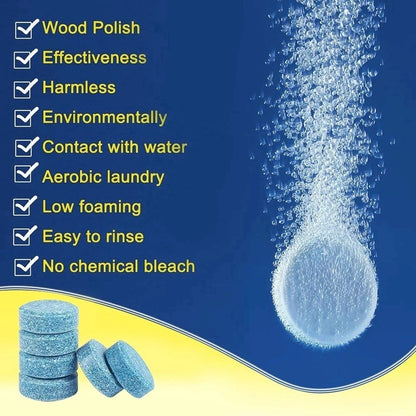 Car Windscreen Cleaner Effervescent Tablet Auto Window Solid Cleaning Automobile Glass Water Wiper Washing Tablets Dust Remover