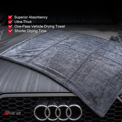 DetailingKing 1200GSM Microfiber Twist Drying Towel Professional Super Soft Car Cleaning Drying Cloth Towels For Auto Detailing