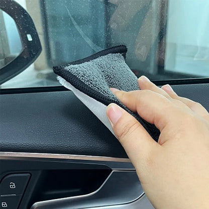 Car Microfiber Scrubbing Sponge for Car Wash Pad Towel Wax No Scratch Foam Sponge Tool Auto Double Side Cleaning Tools Interior