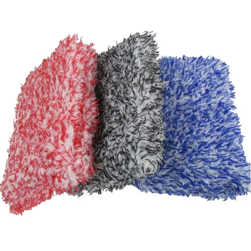 Car Maximum Mitt High Density Auto Wash Cloth Ultra Super Absorbancy Car Sponge Plush Glove Microfiber Cleaning Towel