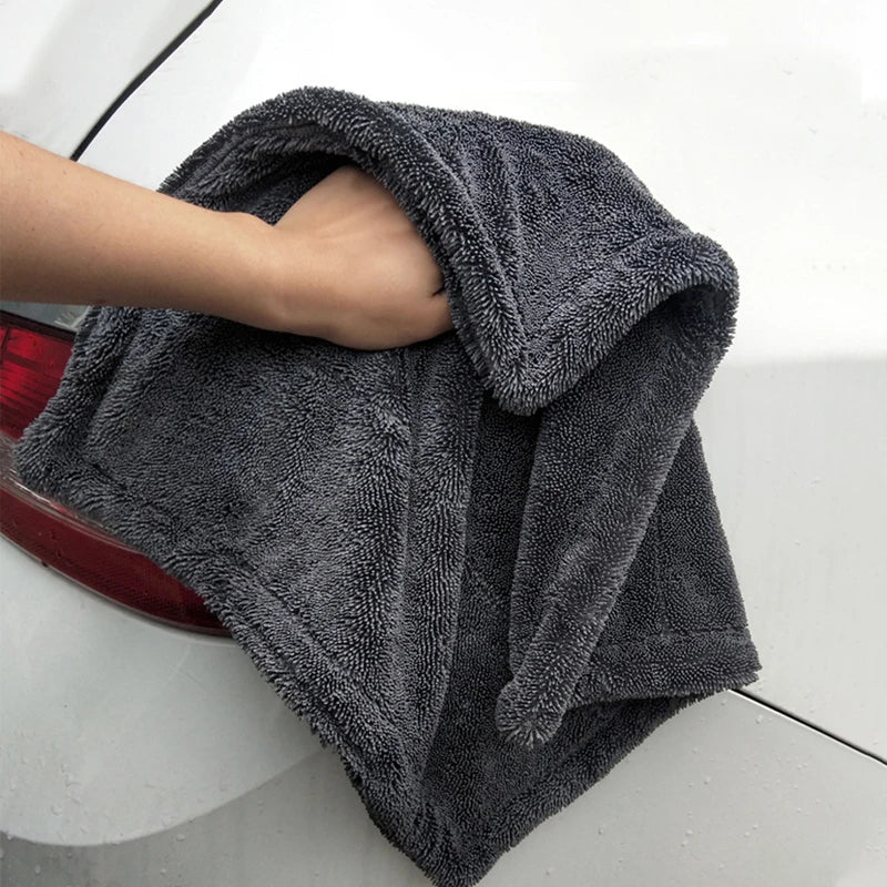 SEAMETAL Car Wash Towel 1200GSM Microfiber Double-Sided Ultra Absorbent Car Wash Cloth Cleaning Drying Towel Washing Accessories