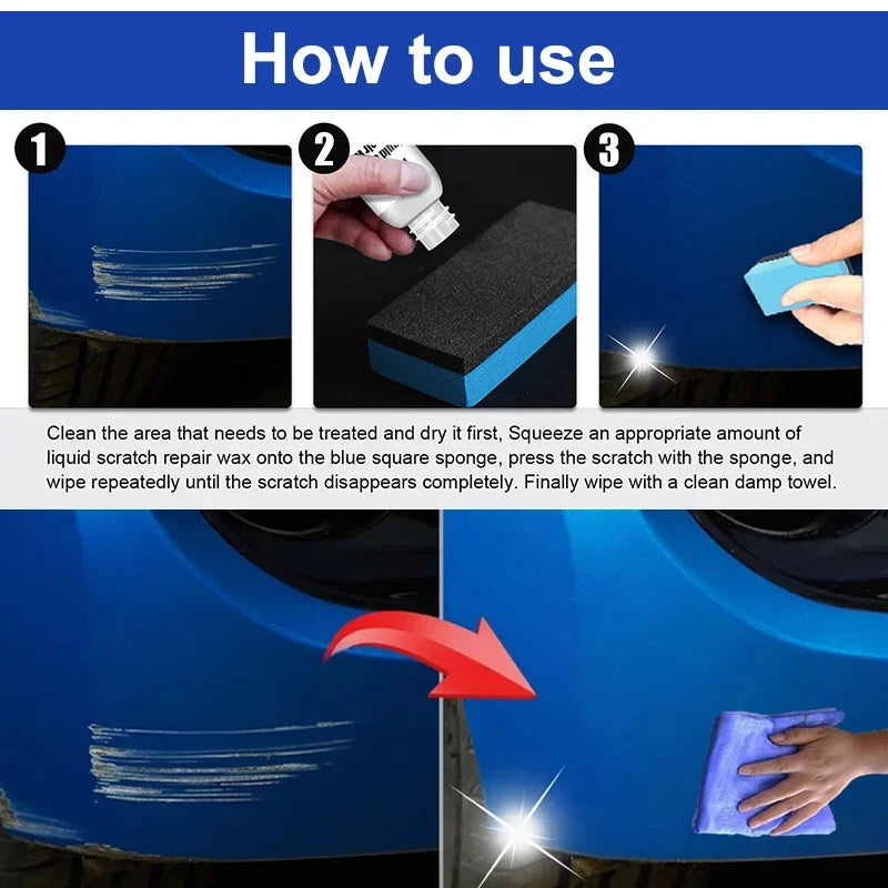 Car Scratch Remover Paint Care Tools Auto Swirl Remover Scratches Repair Polishing Auto Body Grinding Compound Anti Scratch Wax