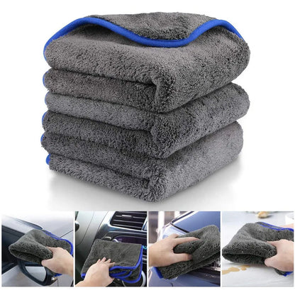 1200GSM Car Wash Car Detailing Microfiber Towel Car Cleaning Drying Cloth Thick Car Washing Rag for Cars Kitchen Car Care Cloth