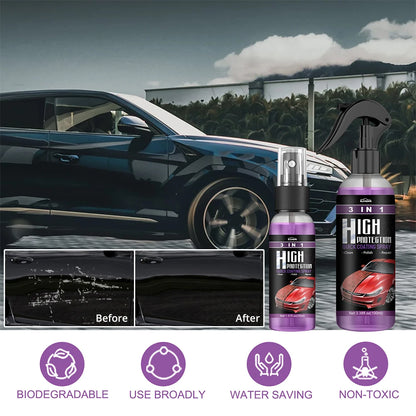 30/100ML 3+1 Function High Protection Fast Car Paint Spray Automatic Hand Color Change Cleaning Coating Auto Cleaning Paint Care